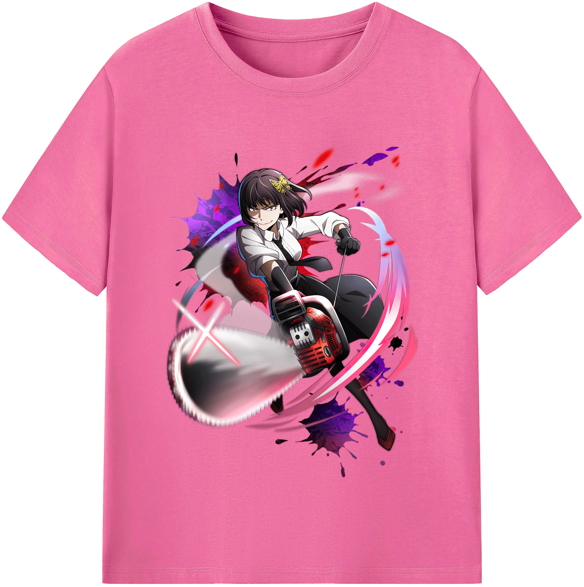 （画像用） 文豪ストレイドッグス Bungo Stray Dogs レディースカジュアルプリントTシャツ（綿100％）